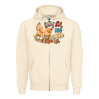 Sandshell local egg dealer Zipper Hoodie - Artiststas