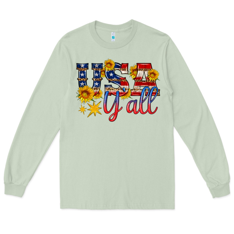 Usa Y All Long Sleeve Tee by HRA Design Shop | Teevron