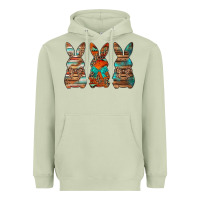 Matcha western easter bunnies Heavyweight Hoodie - Jasminsmagicworld