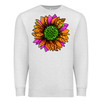 Oatmeal Heather halloween sunflower Premium Sweatshirt - Jasminsmagicworld