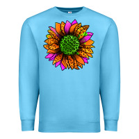 Ocean Blue halloween sunflower Premium Sweatshirt - Jasminsmagicworld