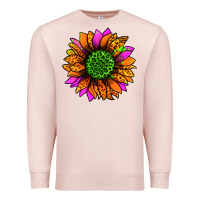 Pale Pink halloween sunflower Premium Sweatshirt - Jasminsmagicworld