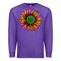 Purple halloween sunflower Premium Sweatshirt - Jasminsmagicworld