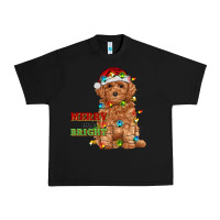 Black merry and bright toy poodle Urban Heavy Tee - RanaPortraitStore