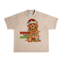 French Oak merry and bright toy poodle Urban Heavy Tee - RanaPortraitStore