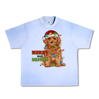 Grape Ice merry and bright toy poodle Urban Heavy Tee - RanaPortraitStore