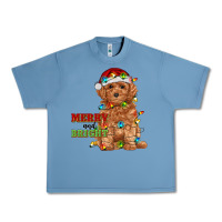 Pebble Blue merry and bright toy poodle Urban Heavy Tee - RanaPortraitStore