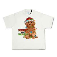 Pistachio merry and bright toy poodle Urban Heavy Tee - RanaPortraitStore