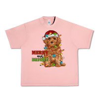 Salmon merry and bright toy poodle Urban Heavy Tee - RanaPortraitStore