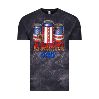 Cloud Black Ameri can Vintage Tee - texasbilliewilder
