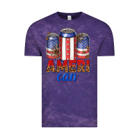 Cloud Purple Ameri can Vintage Tee - texasbilliewilder