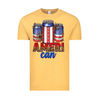 Vintage Mustard Ameri can Vintage Tee - texasbilliewilder