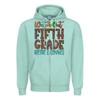 Seafoam watch out fifth grade here i come! Zipper Hoodie - JahusDesignShop