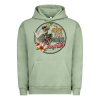 Pigment Oil Green just one more chapter Urban Hoodie - Artiststas