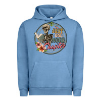 Pigment Pebble Blue just one more chapter Urban Hoodie - Artiststas