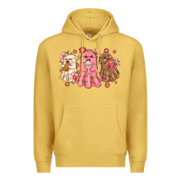 Antique Gold mexican desert ghosts Premium Hoodie - MaliasSmallBusiness