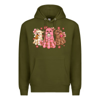 Army Green mexican desert ghosts Premium Hoodie - MaliasSmallBusiness