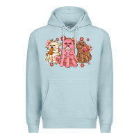 Blue Mist mexican desert ghosts Premium Hoodie - MaliasSmallBusiness