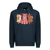 Navy mexican desert ghosts Premium Hoodie - MaliasSmallBusiness