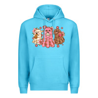 Ocean Blue mexican desert ghosts Premium Hoodie - MaliasSmallBusiness
