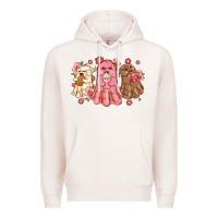 Pale Pink mexican desert ghosts Premium Hoodie - MaliasSmallBusiness