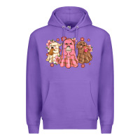 Purple mexican desert ghosts Premium Hoodie - MaliasSmallBusiness