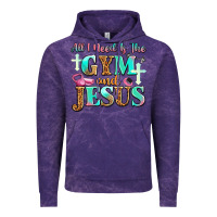 Cloud Purple all i need is the gym and jesus Vintage Hoodie - JahusDesignShop
