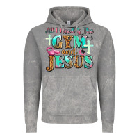 All I Need Is The Gym And Jesus Vintage Hoodie | Teevron