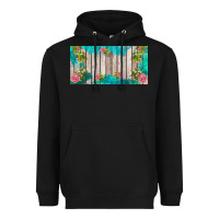 Western Floral  License Plate Template Heavyweight Hoodie | Teevron
