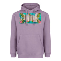Lavender western floral  license plate template Heavyweight Hoodie - BarkalooDesign