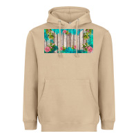 Mushroom western floral  license plate template Heavyweight Hoodie - BarkalooDesign