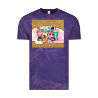 Cloud Purple small business coffee cups Vintage Tee - Zillion Design Studio