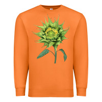 Carrot sun fill green green sunflower Premium Sweatshirt - LillyAllenDesigns