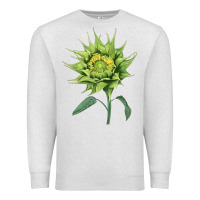 Oatmeal Heather sun fill green green sunflower Premium Sweatshirt - LillyAllenDesigns