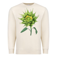 Sandshell sun fill green green sunflower Premium Sweatshirt - LillyAllenDesigns