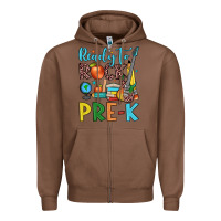 Chestnut ready to rock pre k Zipper Hoodie - JahusDesignShop