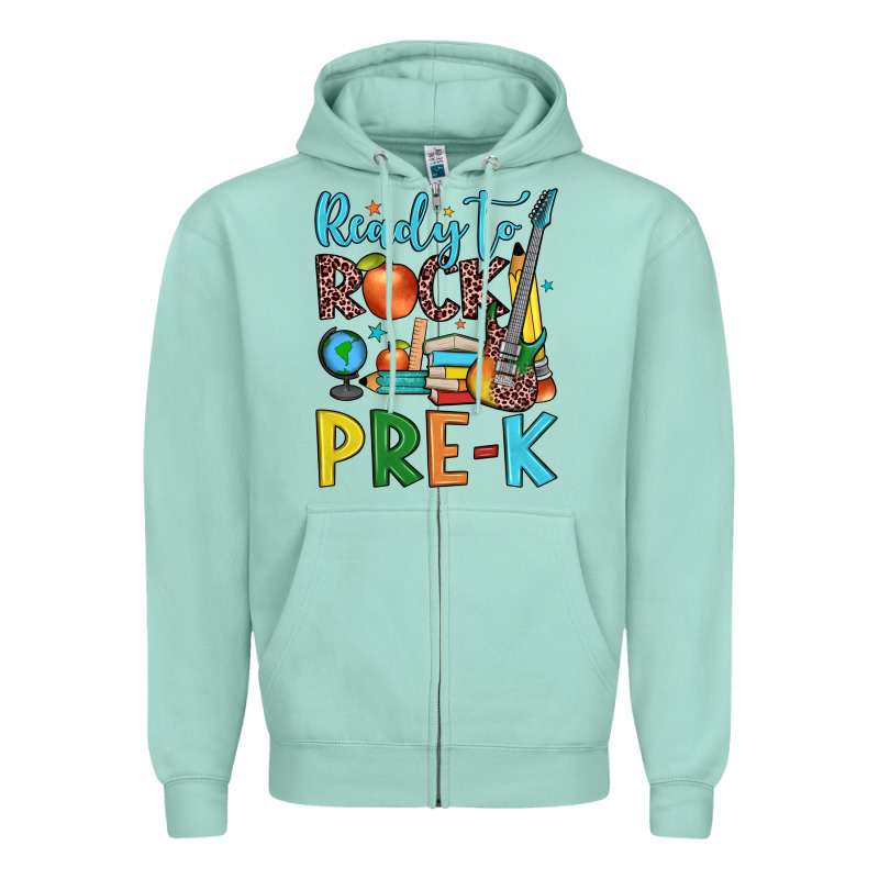 Ready To Rock Pre K Zipper Hoodie by JahusDesignShop | Teevron