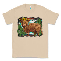 Mushroom western cactus highland cow Classic Tee - BarkalooDesign