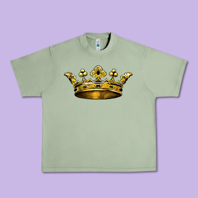 Crown Urban Heavy Tee Designed By Barkaloodesign