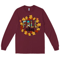 Burgundy fall vibes Long Sleeve Tee - CowhideDigitalArt
