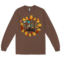 Chestnut fall vibes Long Sleeve Tee - CowhideDigitalArt