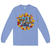 Colony Blue fall vibes Long Sleeve Tee - CowhideDigitalArt