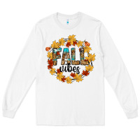 White fall vibes Long Sleeve Tee - CowhideDigitalArt