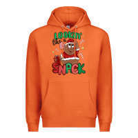 Carrot lookin' like a snack christmas character Premium Hoodie - MaliasSmallBusiness