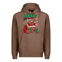 Chestnut lookin' like a snack christmas character Premium Hoodie - MaliasSmallBusiness