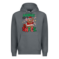 Rock lookin' like a snack christmas character Premium Hoodie - MaliasSmallBusiness