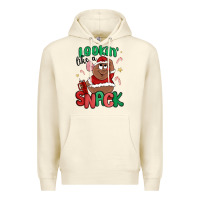 Sandshell lookin' like a snack christmas character Premium Hoodie - MaliasSmallBusiness