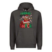 Smoke lookin' like a snack christmas character Premium Hoodie - MaliasSmallBusiness