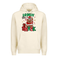 Tofu lookin' like a snack christmas character Premium Hoodie - MaliasSmallBusiness