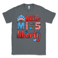 Charcoal Heather little miss liberty Classic Tee - HRA Design Shop